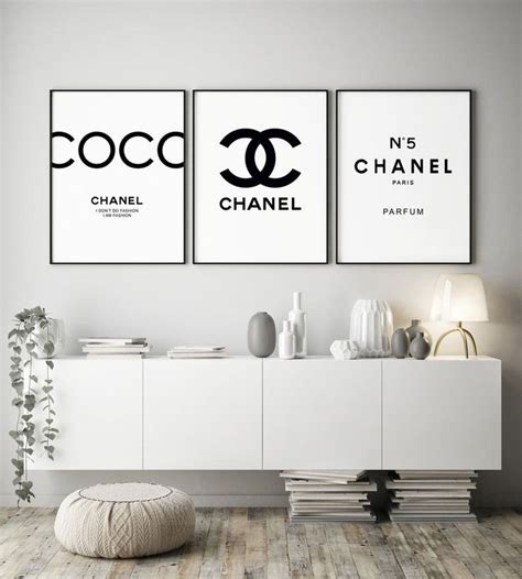 black picture frames chanel|chanel art.